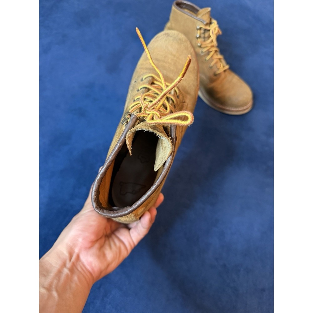 Vtg Red Wing Heritage Rover Boots Muleskinner Roughout Leather 2953 Mens 7.5D - Picture 4 of 15